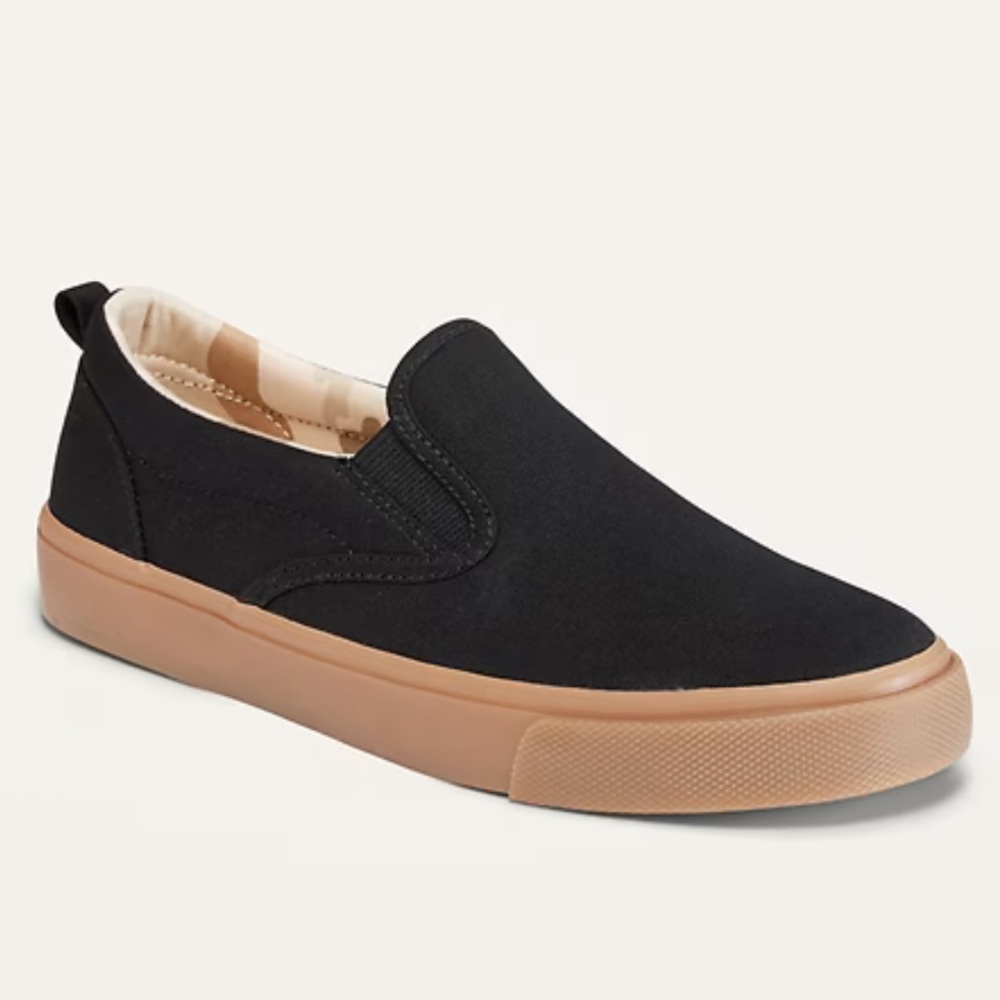 Old Navy Kids Canvas Slip-On Sneakers, size 2